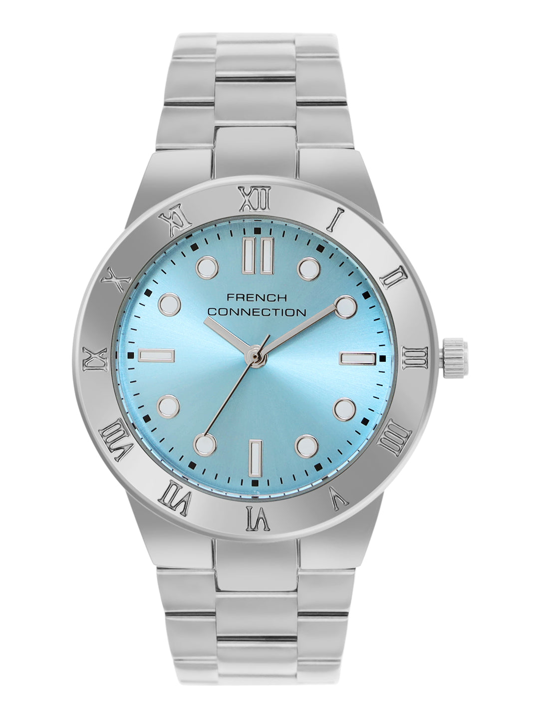 French Connection Blue Dial Analog Watch for Women's - FCB7SM