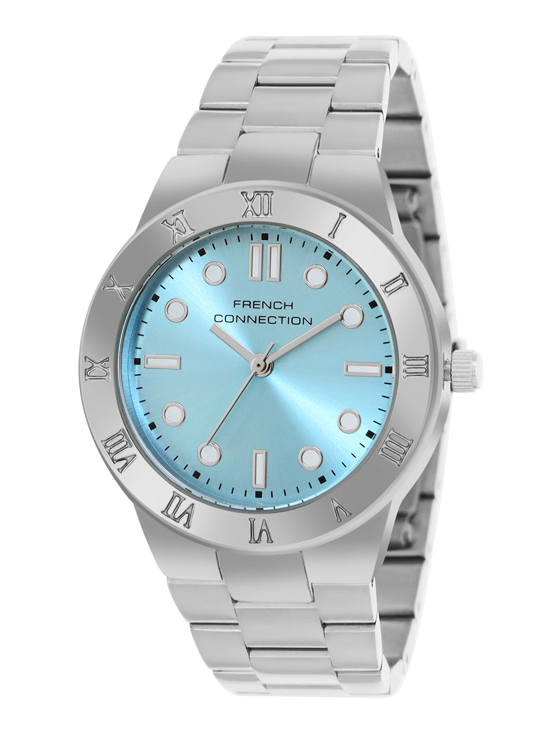 French Connection Blue Dial Analog Watch for Women's - FCB7SM