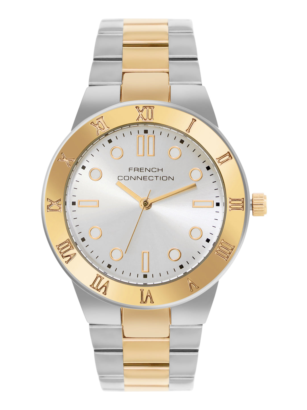 French Connection Silver Dial Analog Watch for Women's - FCB7TM