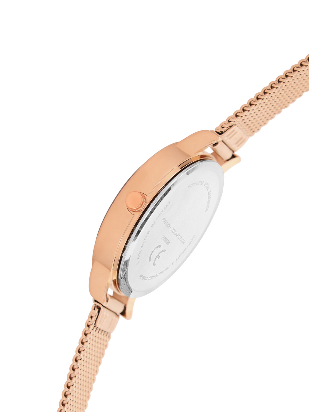 French Connection Brown Dial Dated Watch for Women's - FCB8RGM