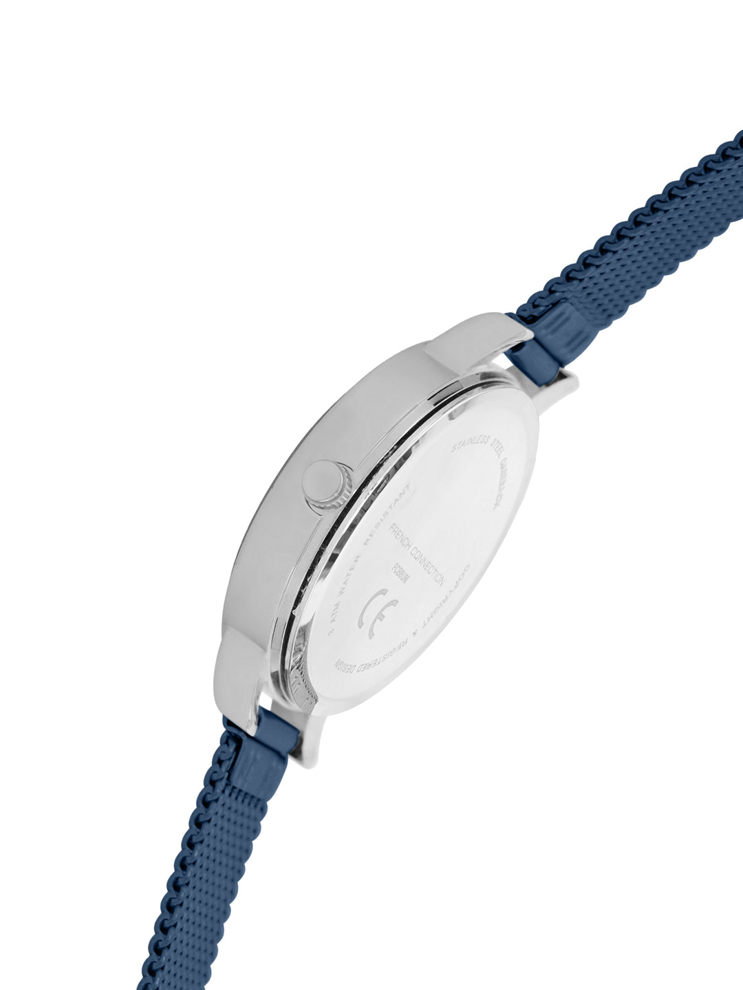 French Connection Blue Dial Dated Watch for Women's - FCB8UM