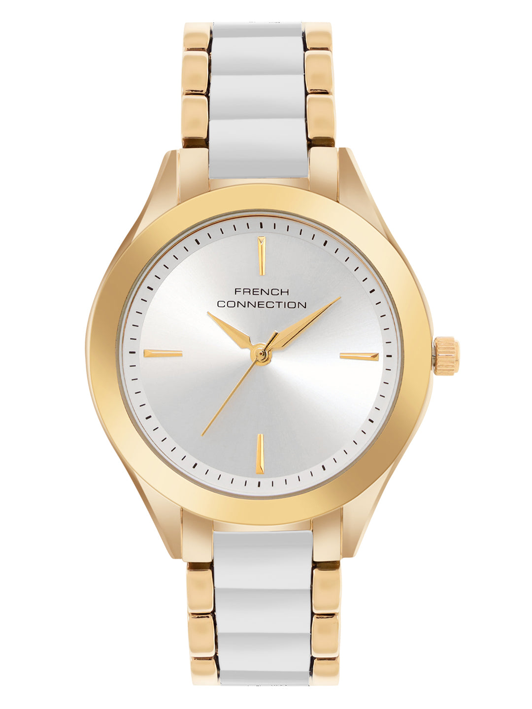 French Connection Silver Dial Analog Watch for Women's - FCB9GM