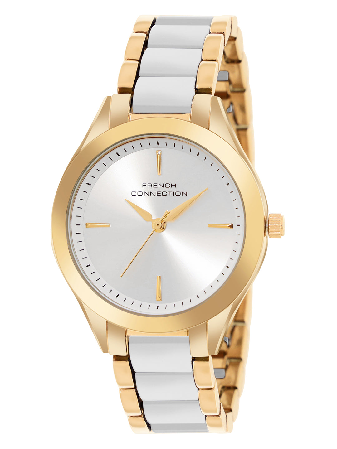 French Connection Silver Dial Analog Watch for Women's - FCB9GM