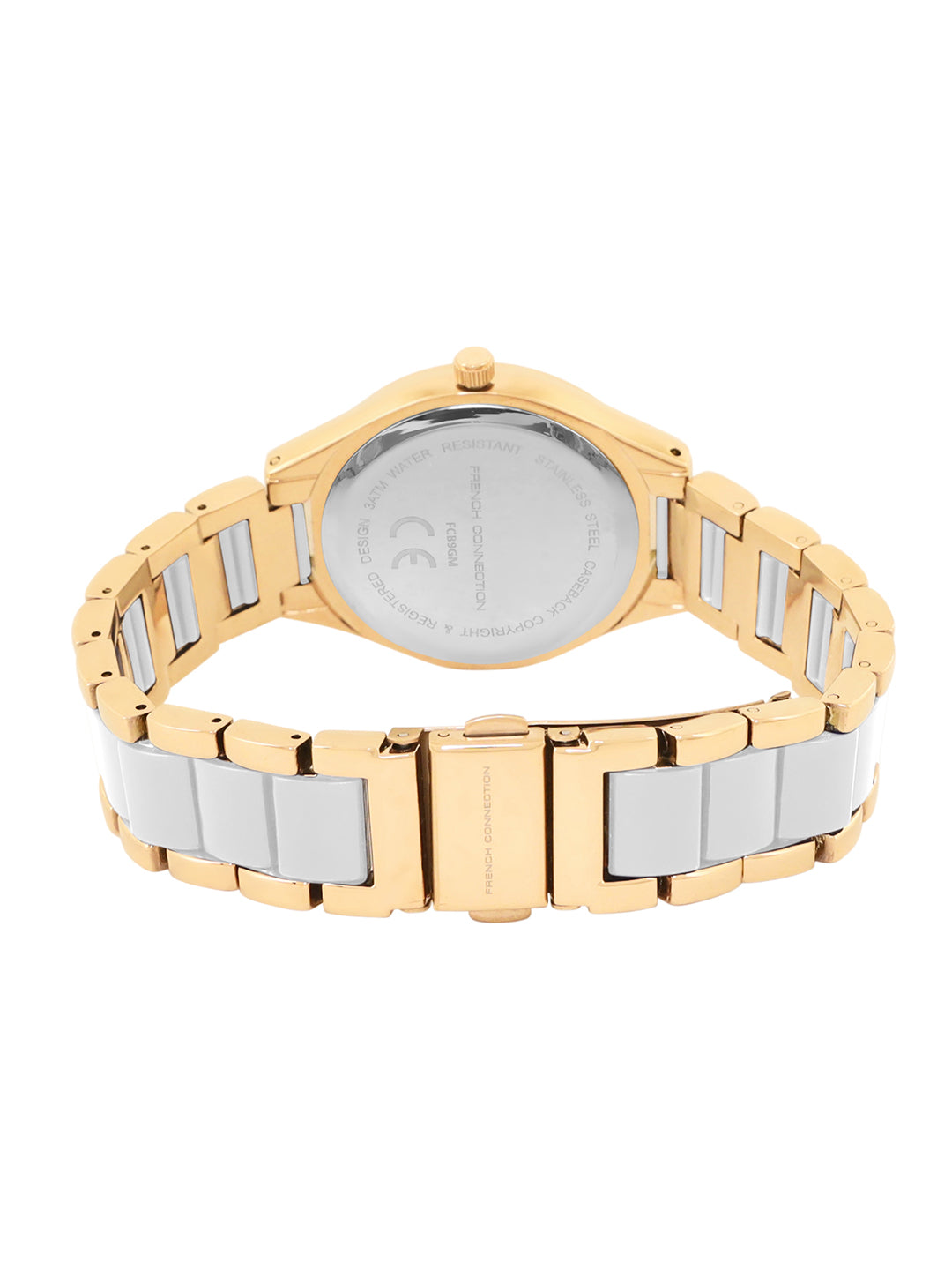 French Connection Silver Dial Analog Watch for Women's - FCB9GM