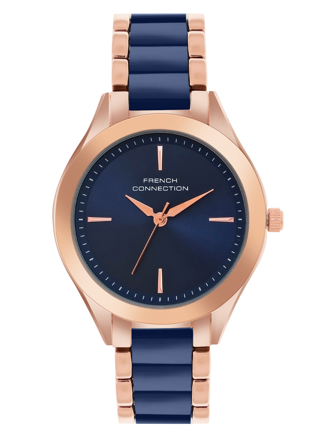 French Connection Blue Dial Analog Watch for Women's - FCB9UM