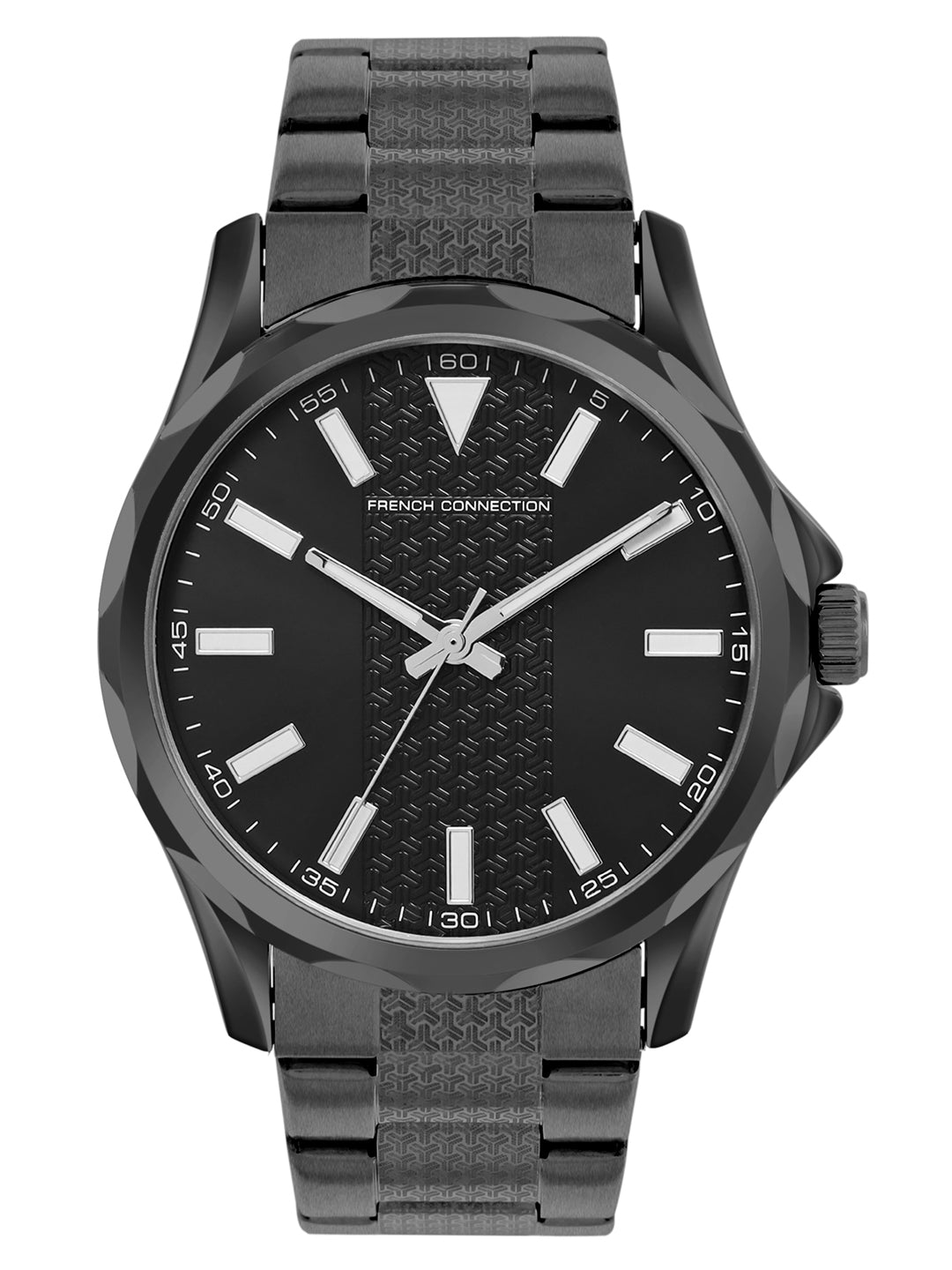 French Connection Black Dial Analog Watch for Men's - FCC03BM