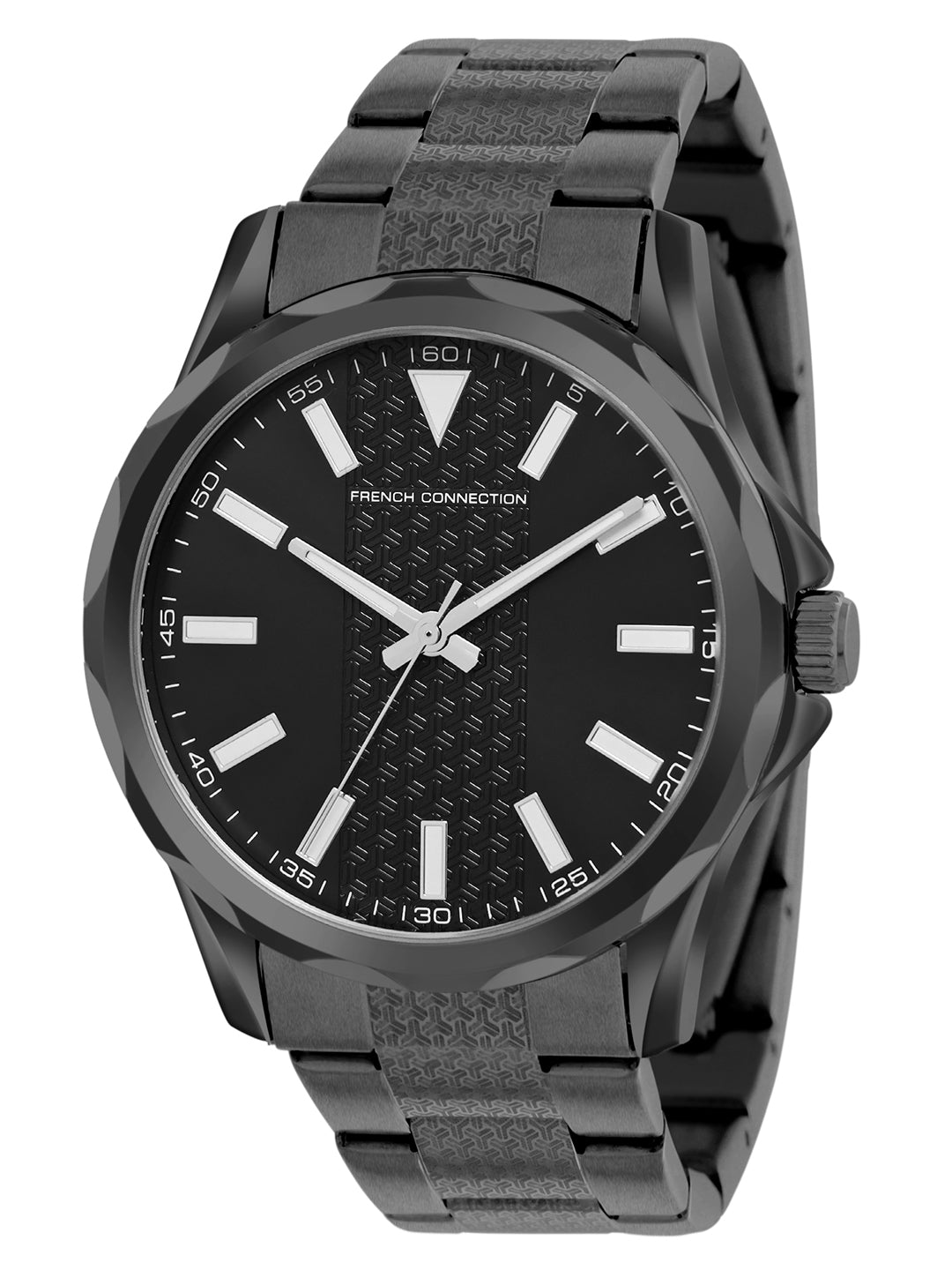 French Connection Black Dial Analog Watch for Men's - FCC03BM