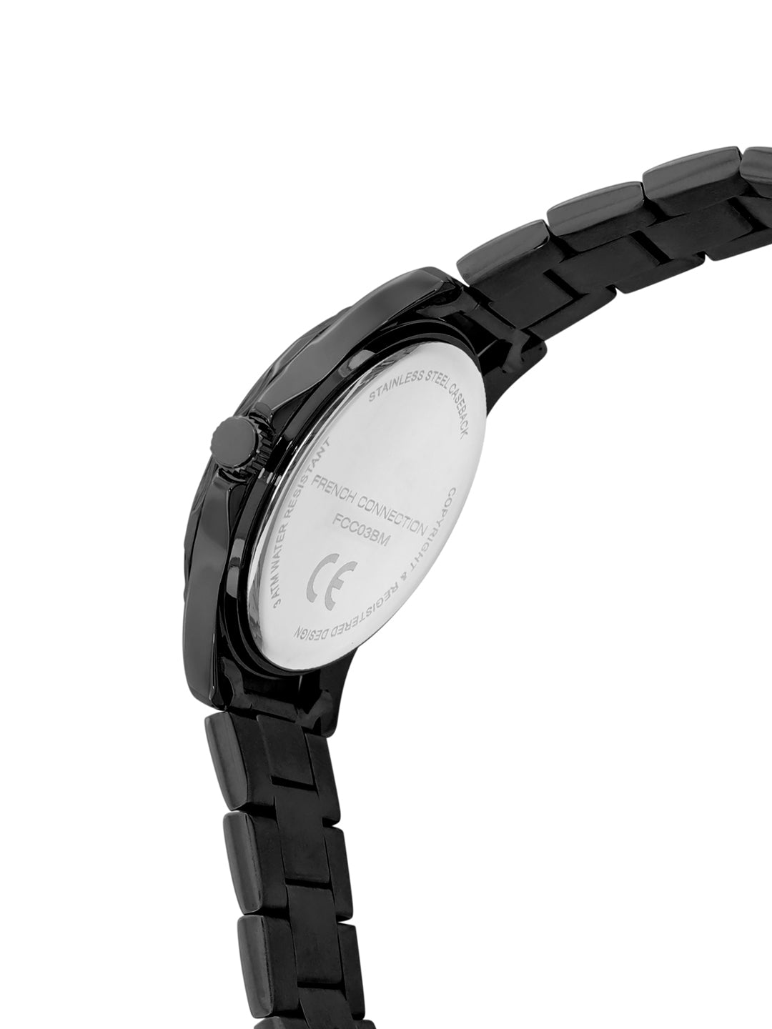 French Connection Black Dial Analog Watch for Men's - FCC03BM