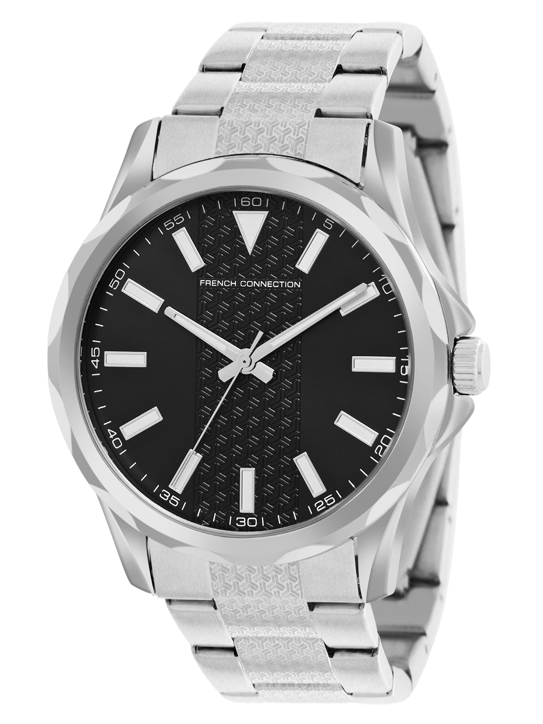 French Connection Black Dial Analog Watch for Men's - FCC03BSM