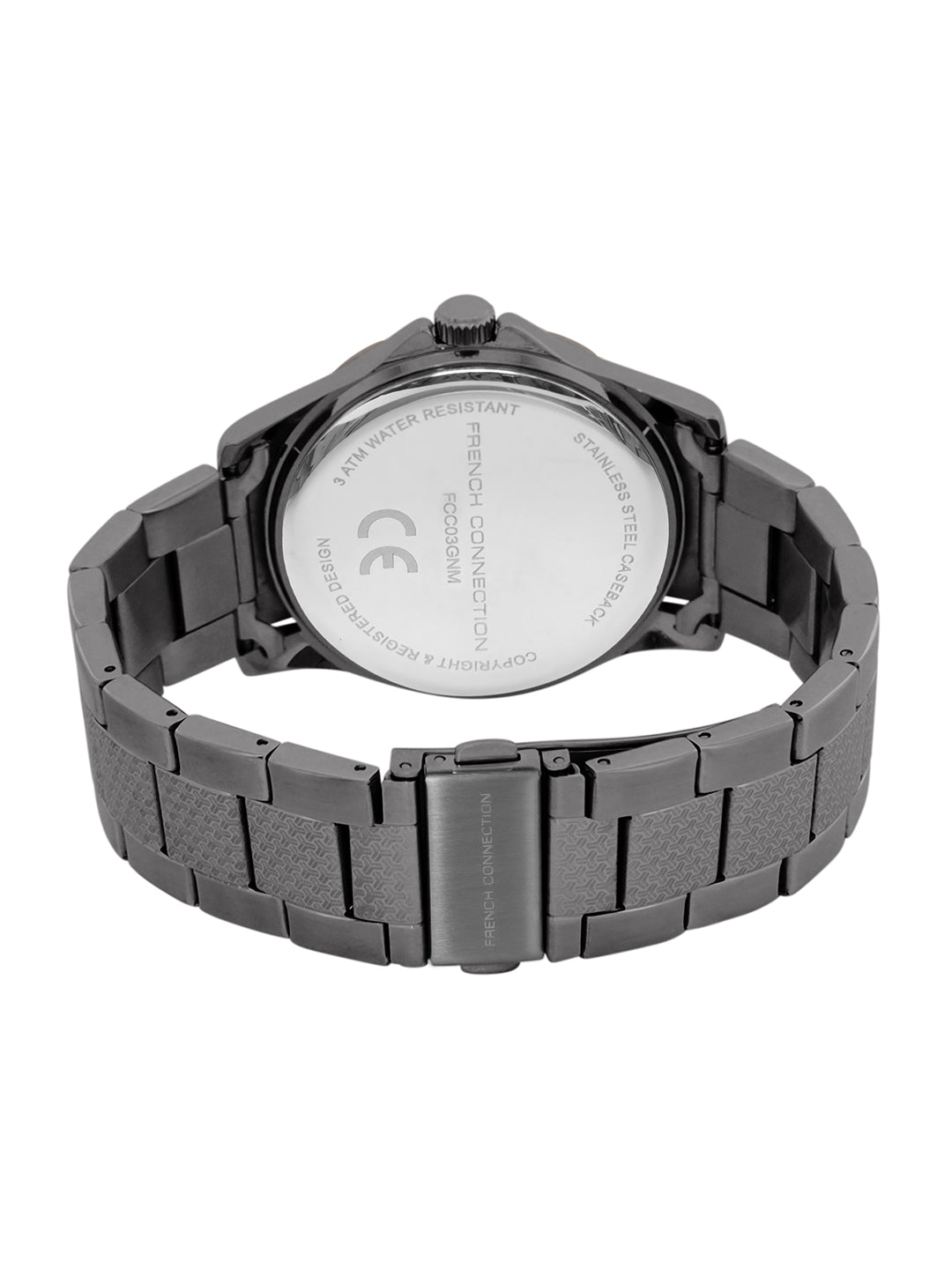 French Connection Grey Dial Analog Watch for Men's - FCC03GNM