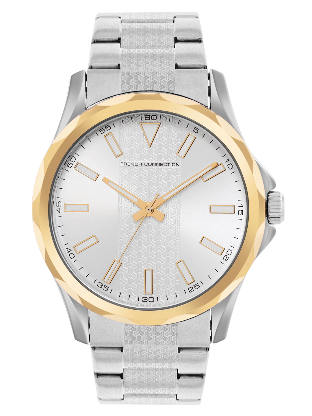 French Connection Silver Dial Analog Watch for Men's - FCC03SM