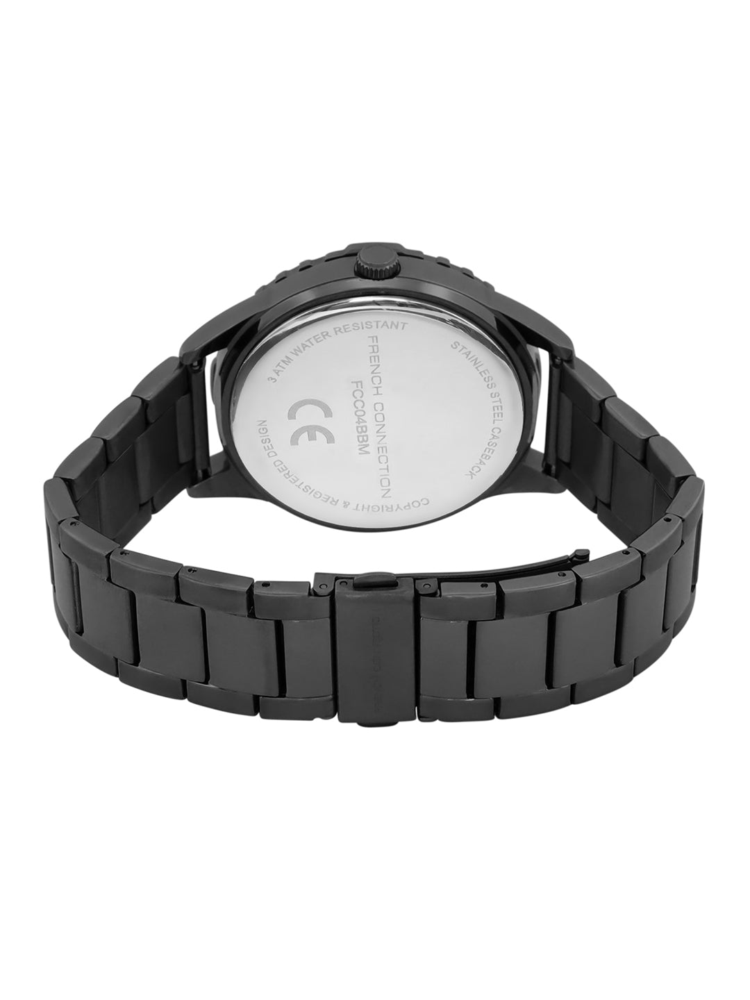French Connection Grey Dial Multifunction Watch for Men's - FCC04BBM
