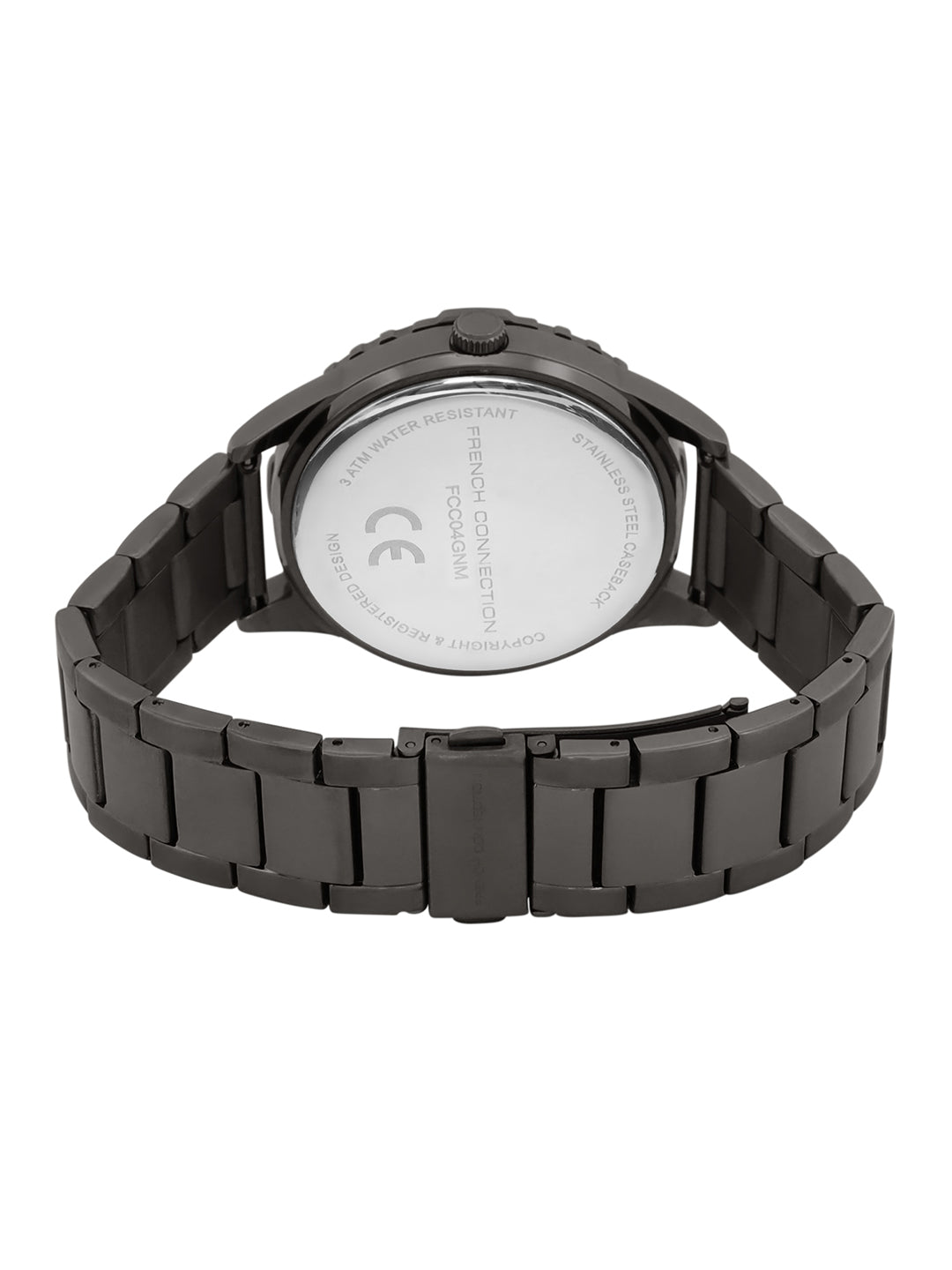 French Connection Brown Dial Multifunction Watch for Men's - FCC04GNM