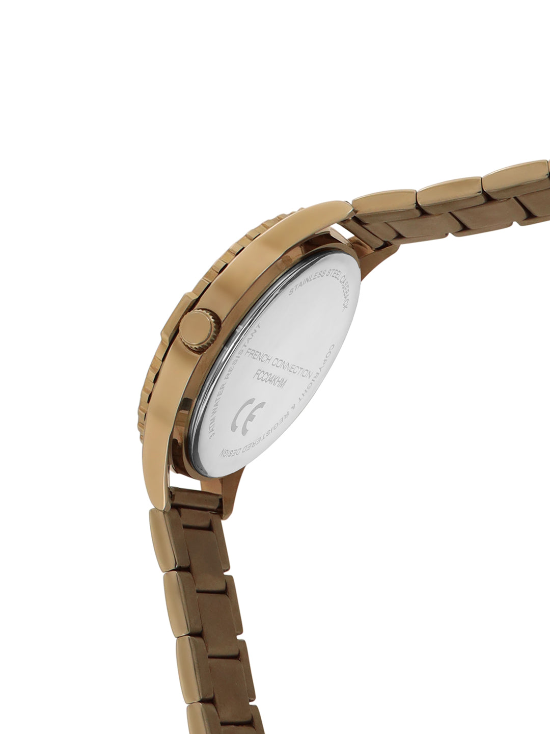 French Connection Black Dial Multifunction Watch for Men's - FCC04KHM