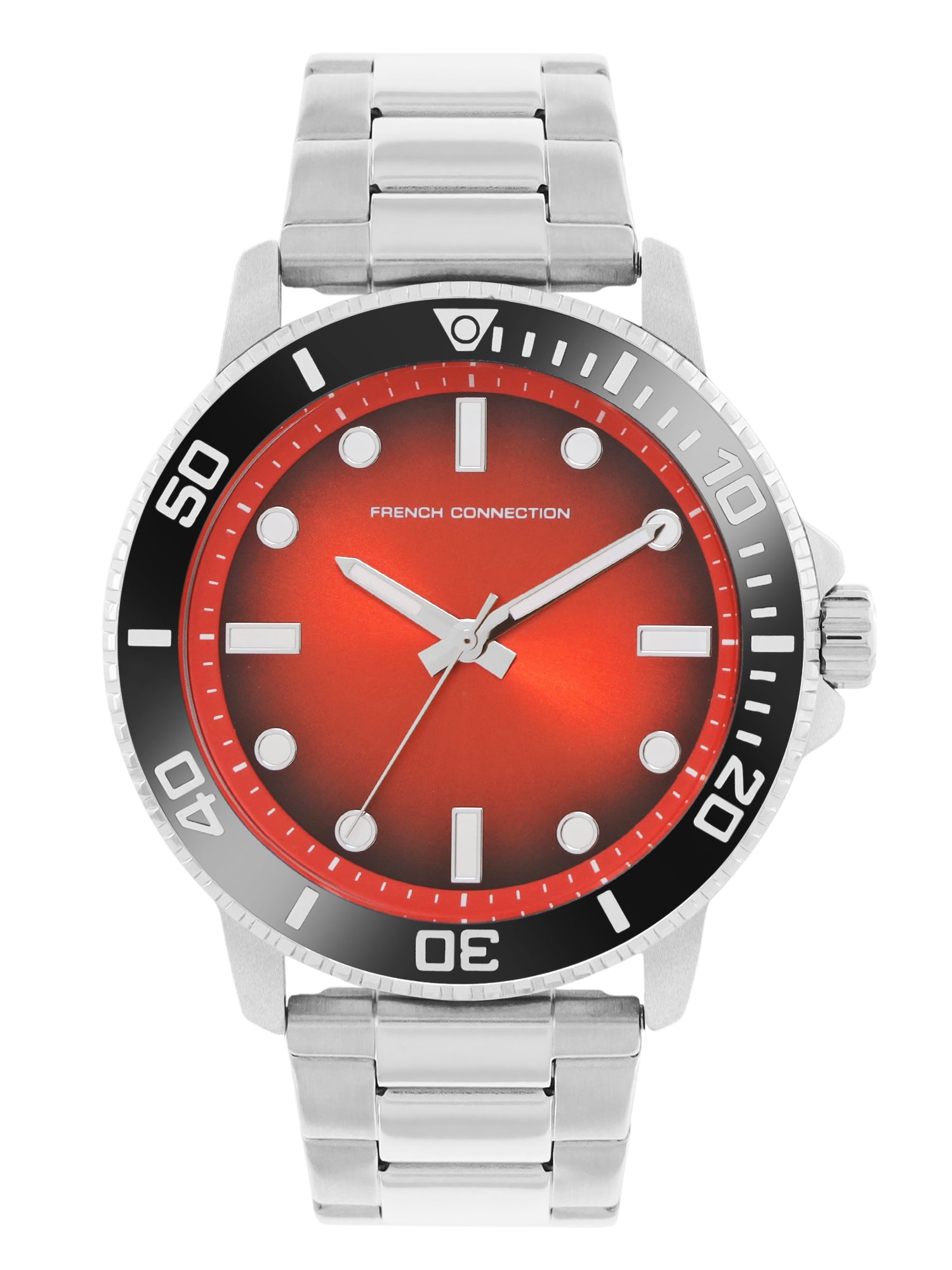 French Connection Orange Dial Analog Watch for Men's - FCC05SM