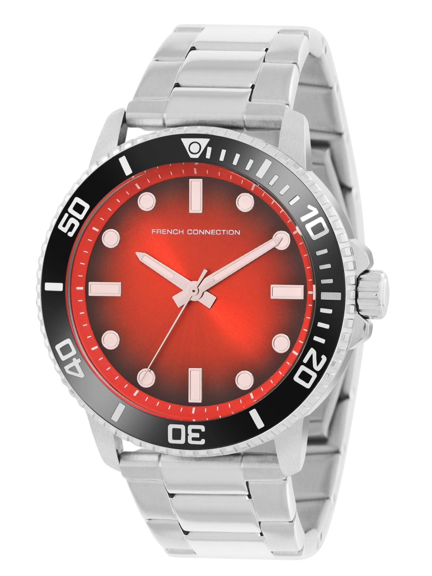 French Connection Orange Dial Analog Watch for Men's - FCC05SM