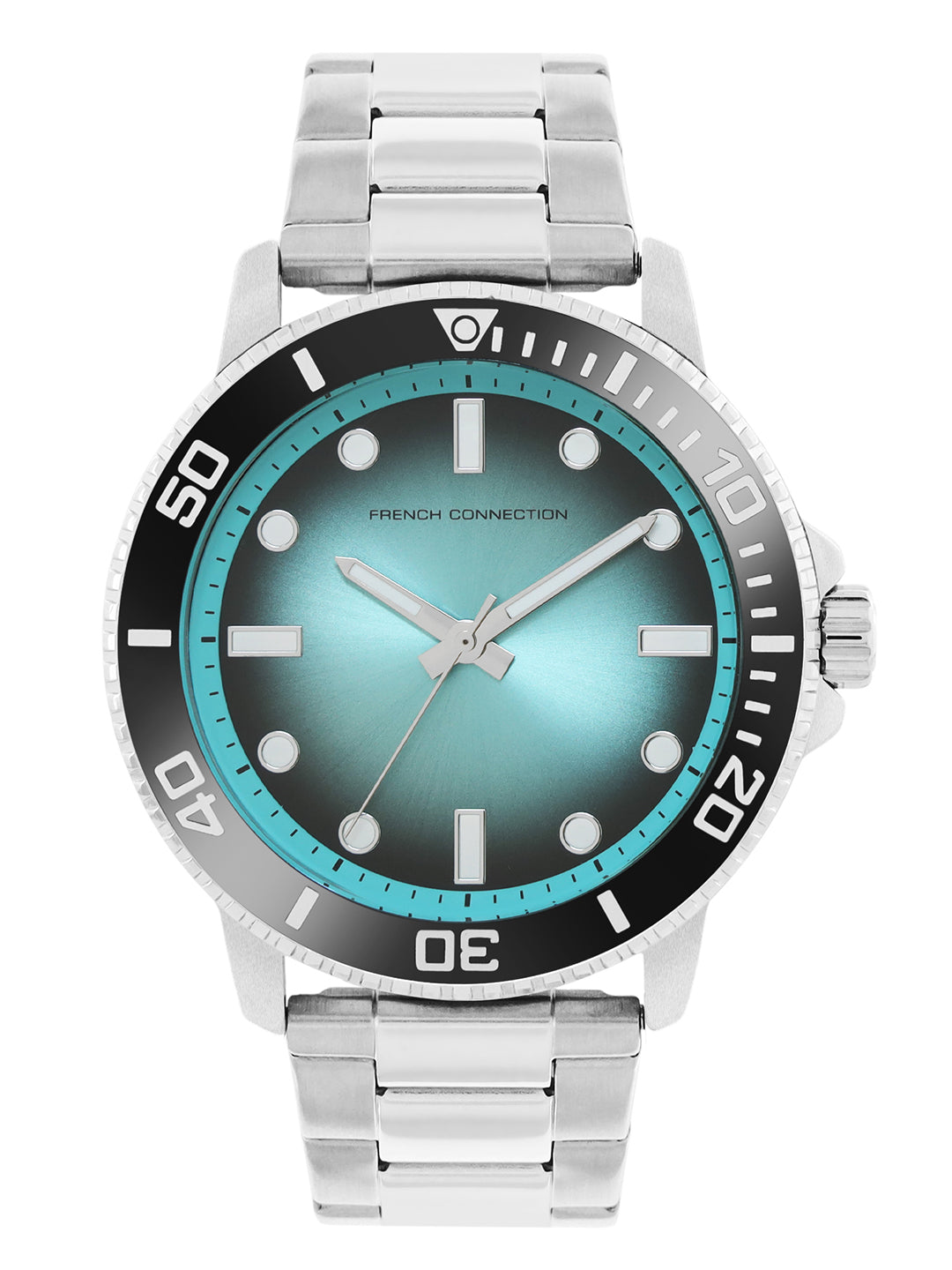 French Connection Light Blue Dial Analog Watch for Men's - FCC05USM