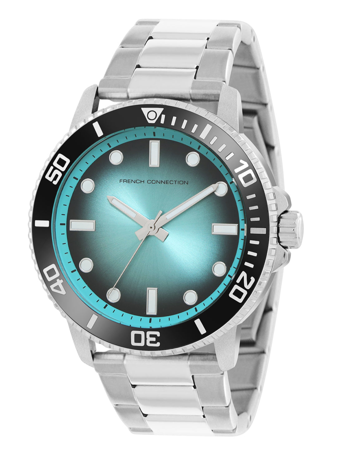 French Connection Light Blue Dial Analog Watch for Men's - FCC05USM