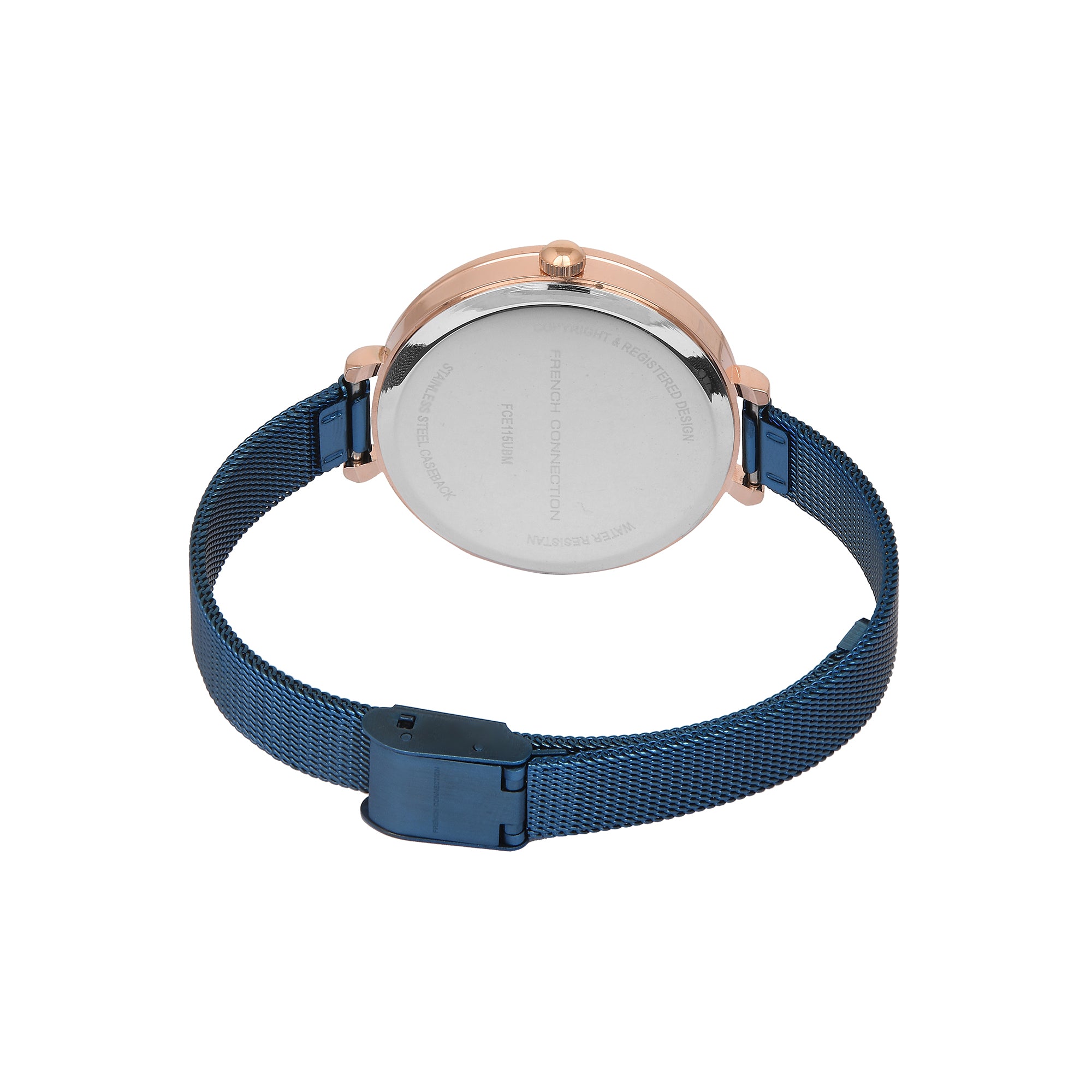 French Connection Spring-Summer 2021 Analog Blue Dial Women's Watch-FCE115UBM