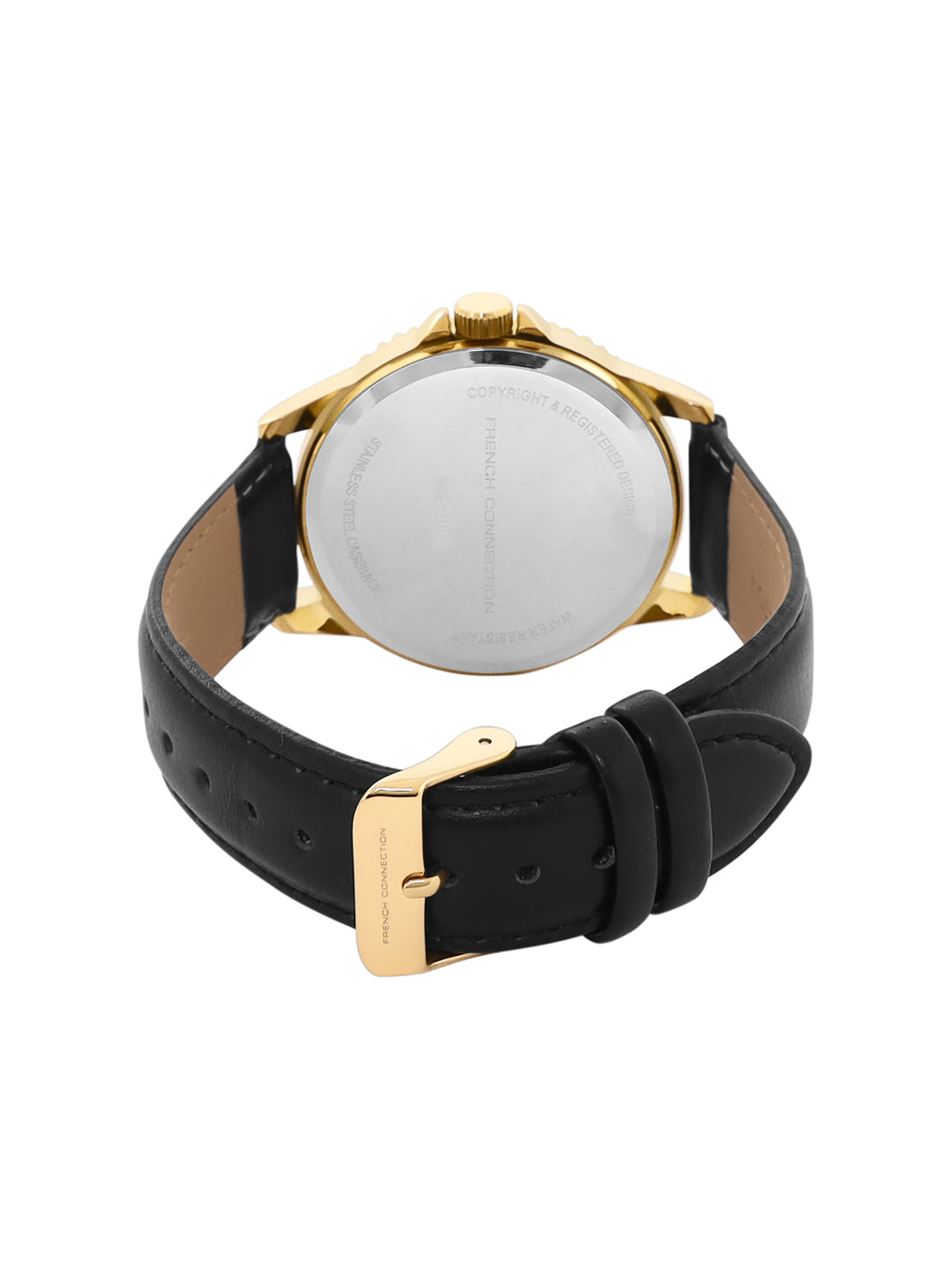French Connection Black Dial Analog Watch For Mens - FCE23BL-G