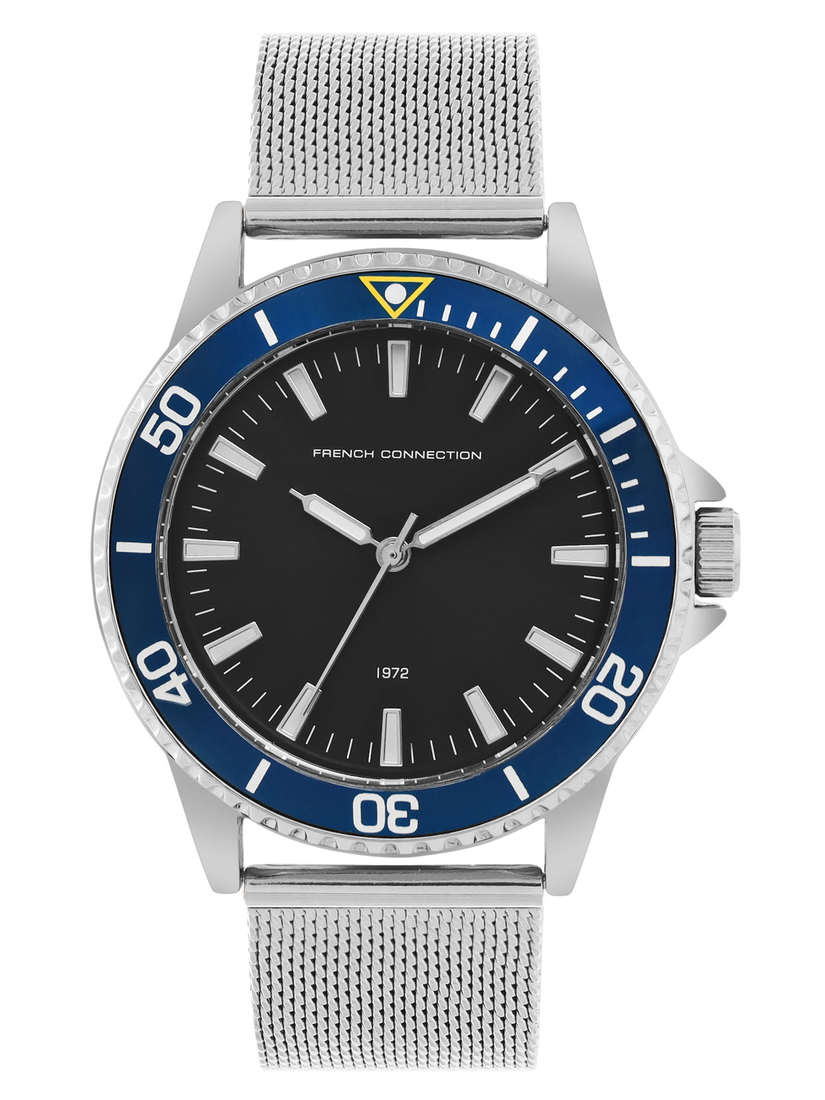 French Connection Black Dial Analog Watch For Mens - FCE23SM