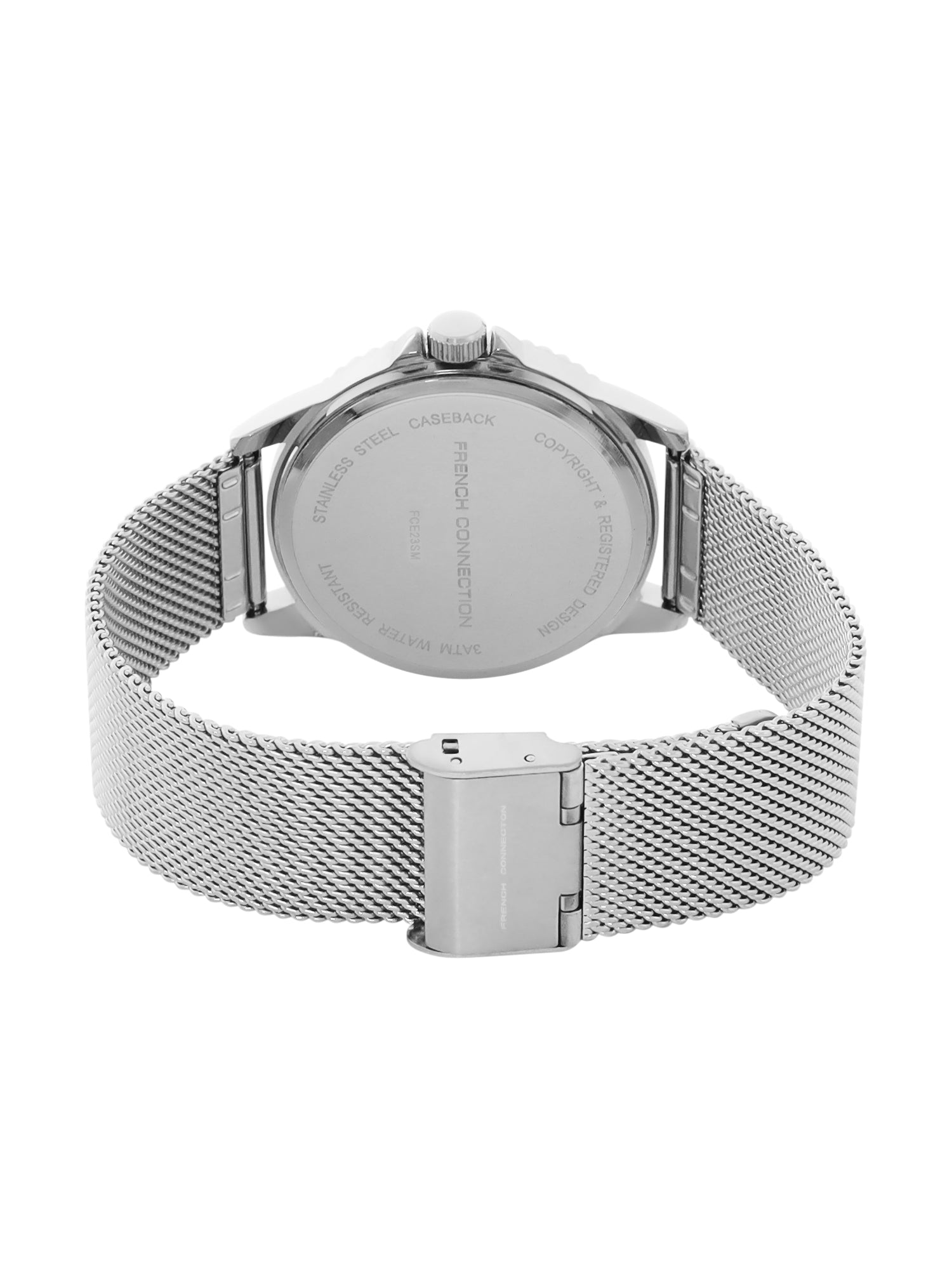 French Connection Black Dial Analog Watch For Mens - FCE23SM