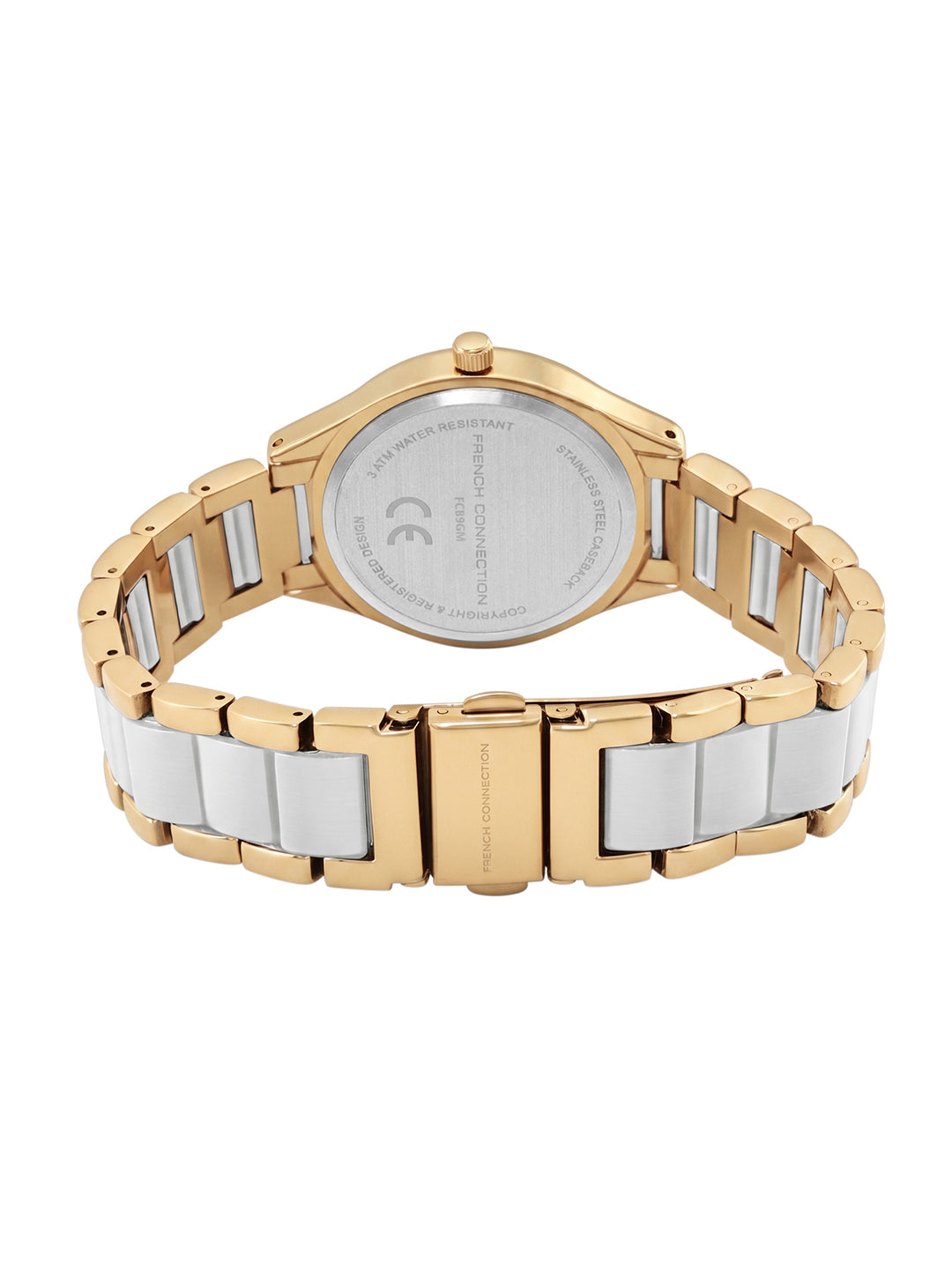 French Connection Women Analog Watch Gift Set with Stylish Dial and Premium Strap-FCGS08-C