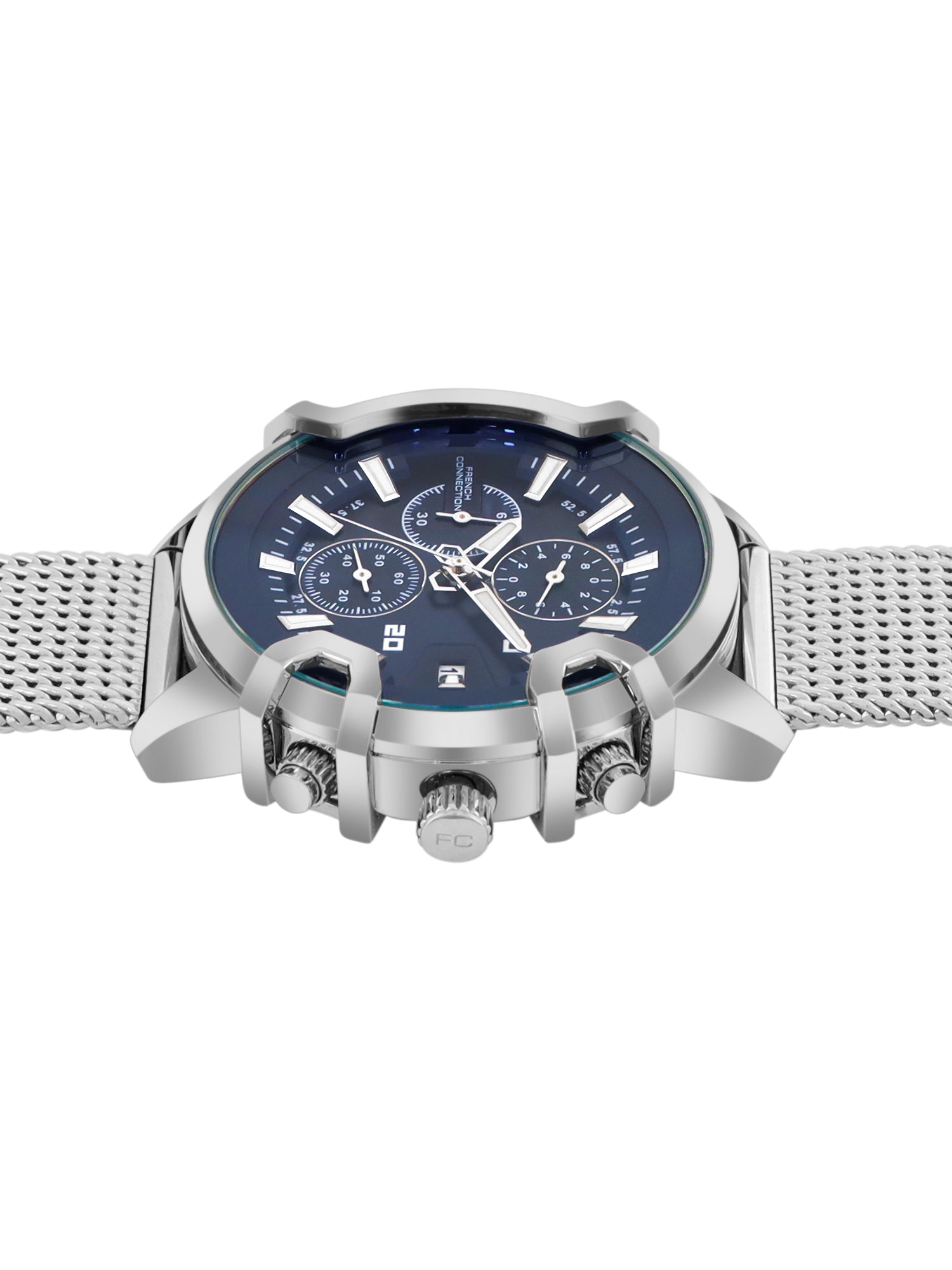 French Connection Blue Dial Chronograph Watch for Men's - FCH003USM
