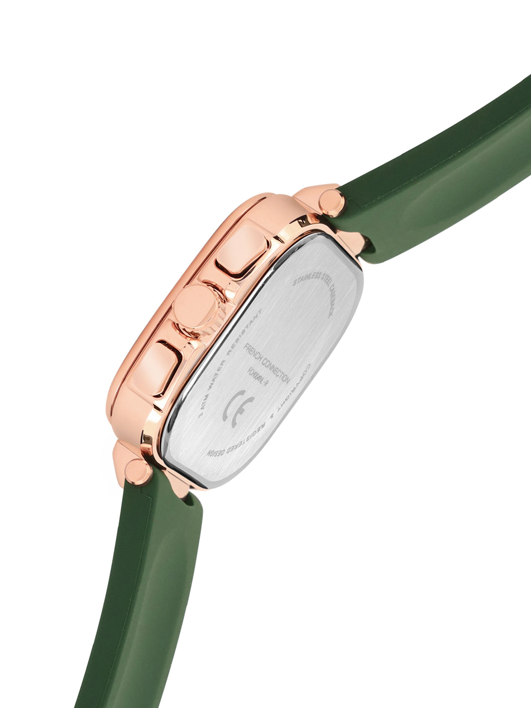 French Connection Green Dial Chronograph Watch for Men's - FCH004NL-R