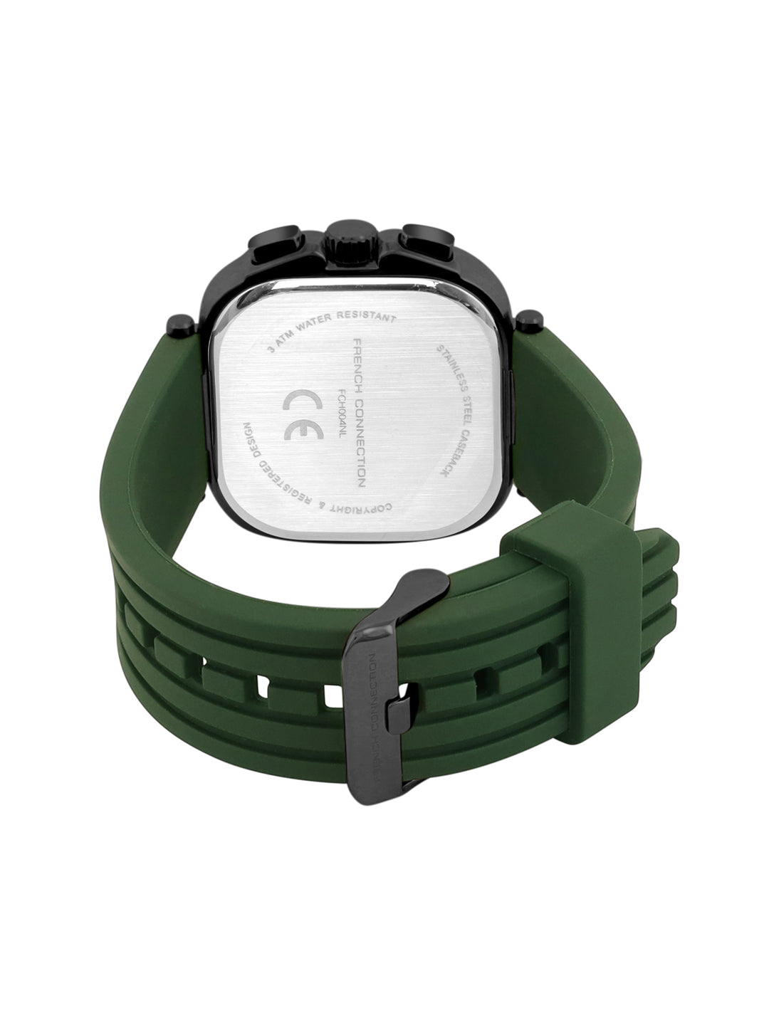 French Connection Green Dial Chronograph Watch for Men's - FCH004NL