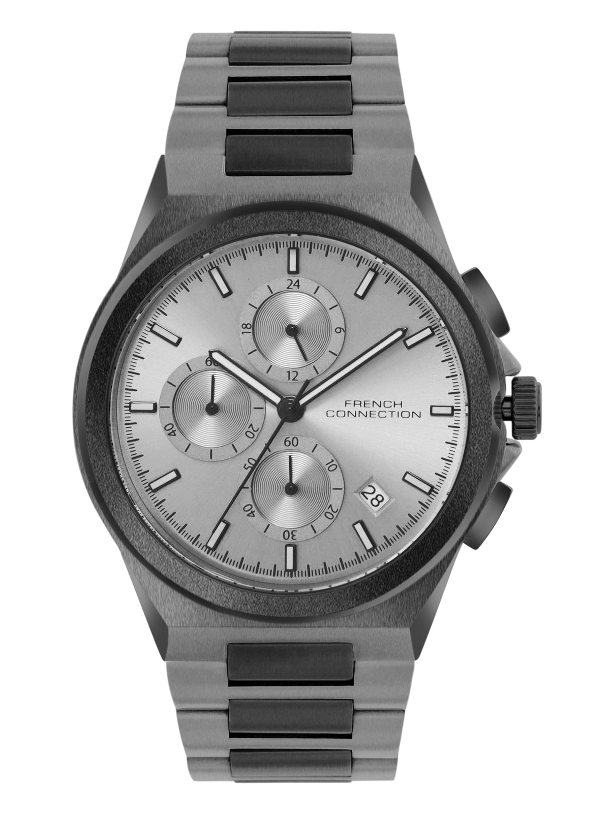 French connection Grey Round Dial Mens Mult Function Watch FCH02GNM Analog Watch - For Men FCH02GNM
