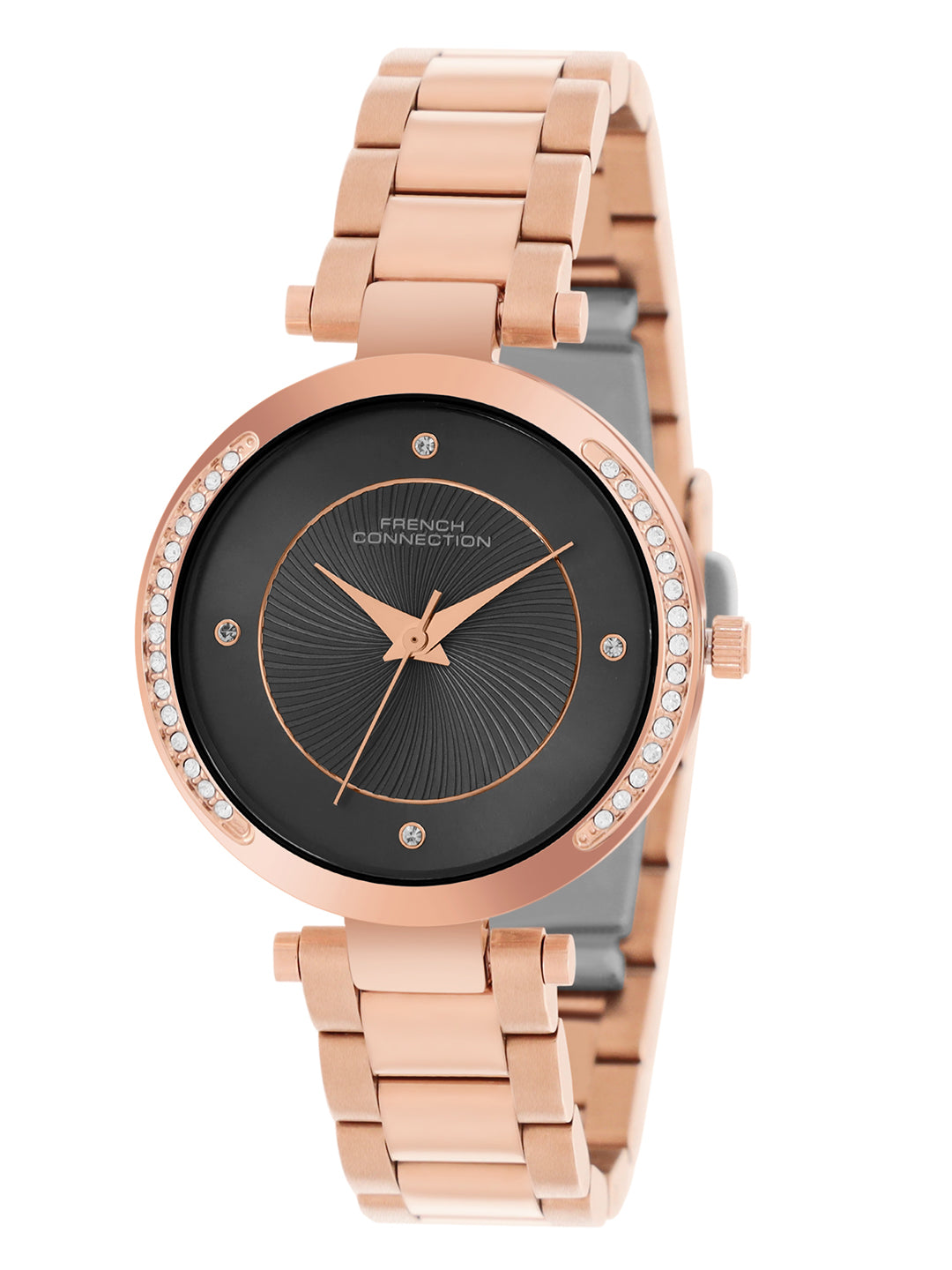 French Connection Analogue Black Dial Women's Watch -FCH07RGM