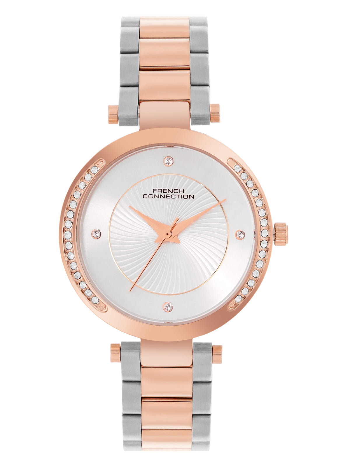 French connection Barrel Black Tonneau Dial Womens Analogue Watch FCM02BM