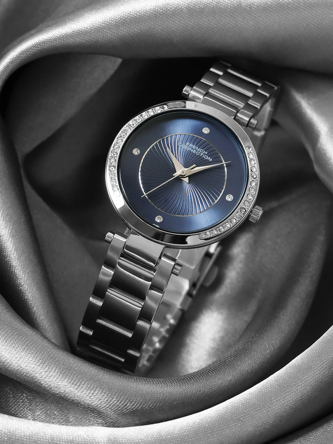 French Connection Analogue Blue289C Dial Women's Watch -FCH07SM