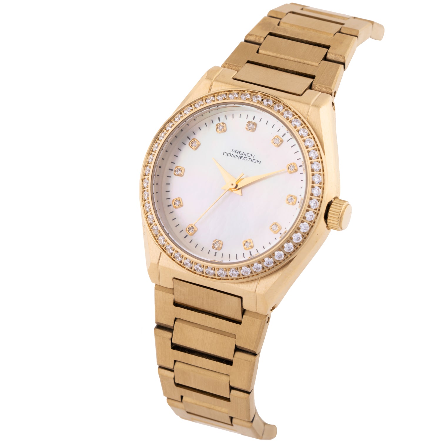 French Connection Analogue White Mop Dial Women's Watch -FCH10GM