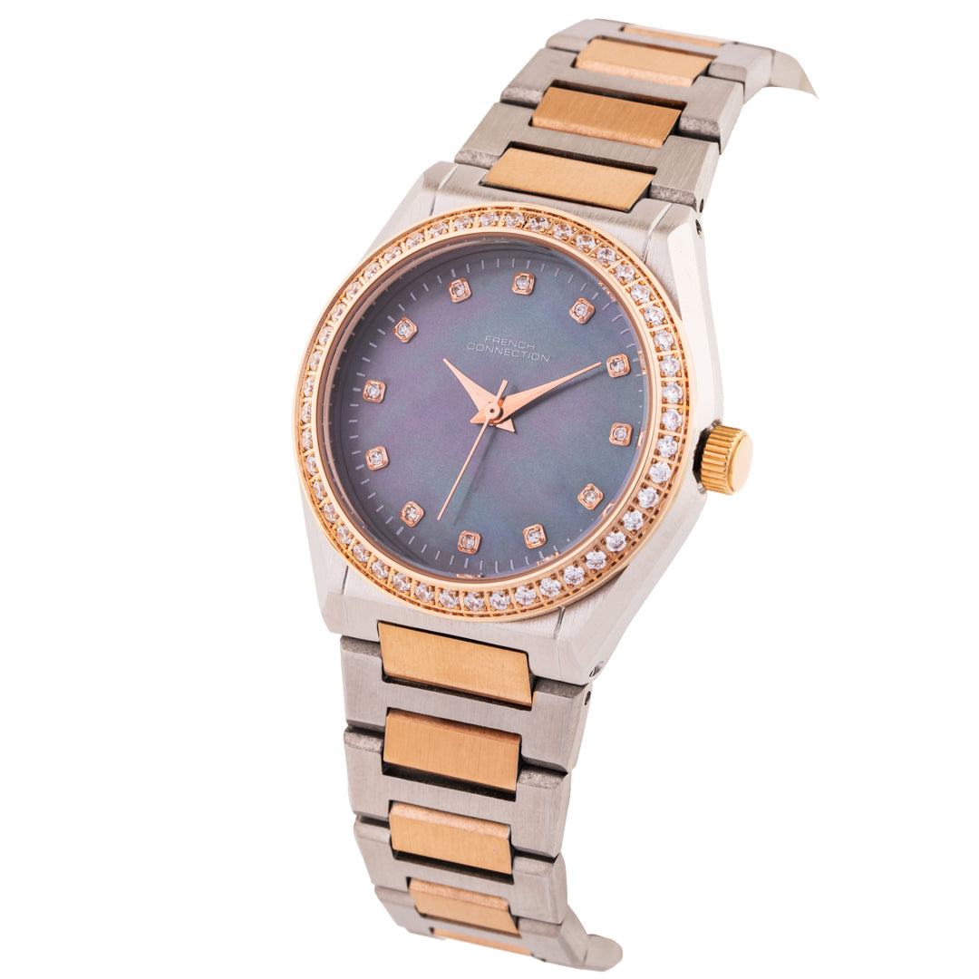 French Connection Analogue Blue Mop Dial Women's Watch -FCH10RGM
