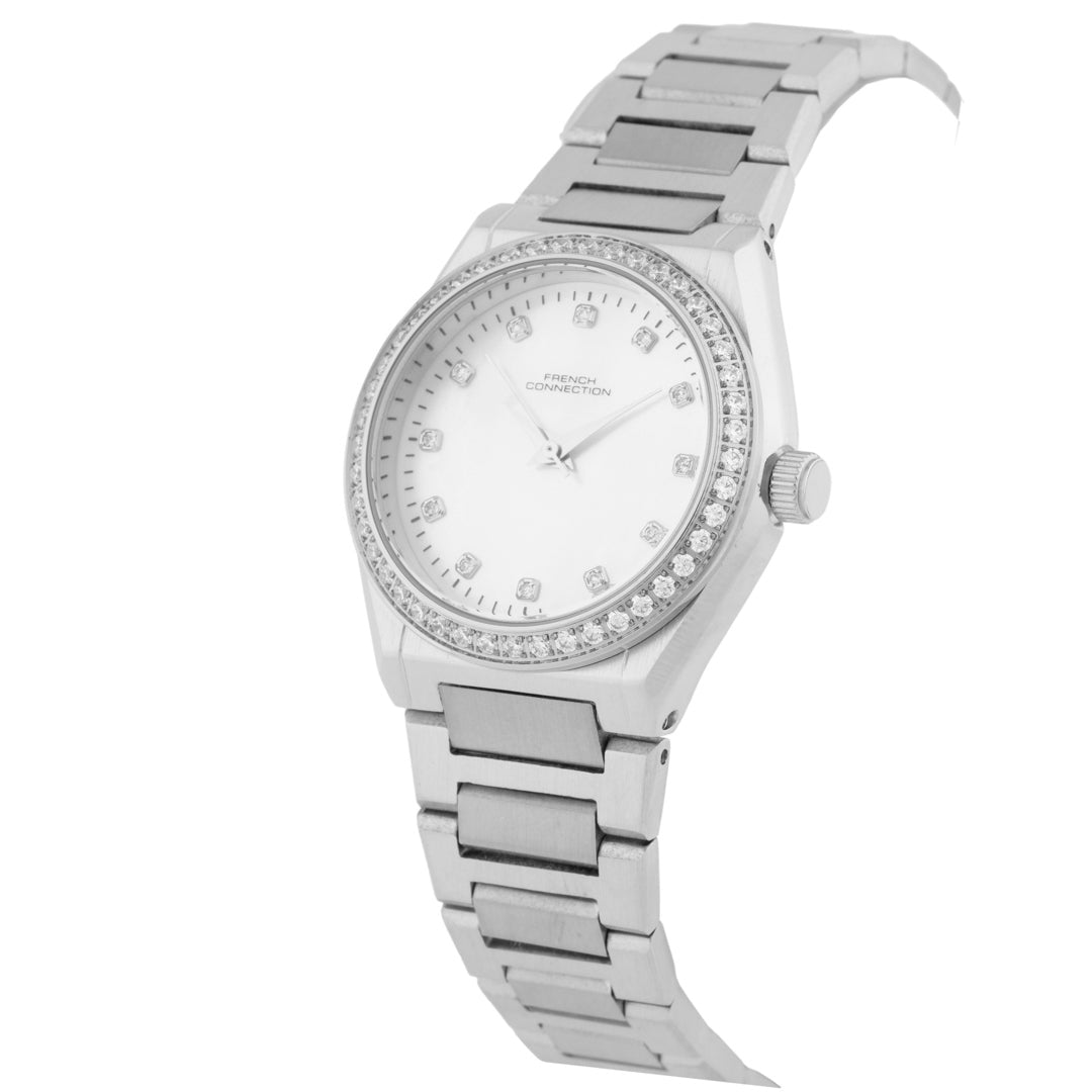 French Connection Analogue White Mop Dial Women's Watch -FCH10SM
