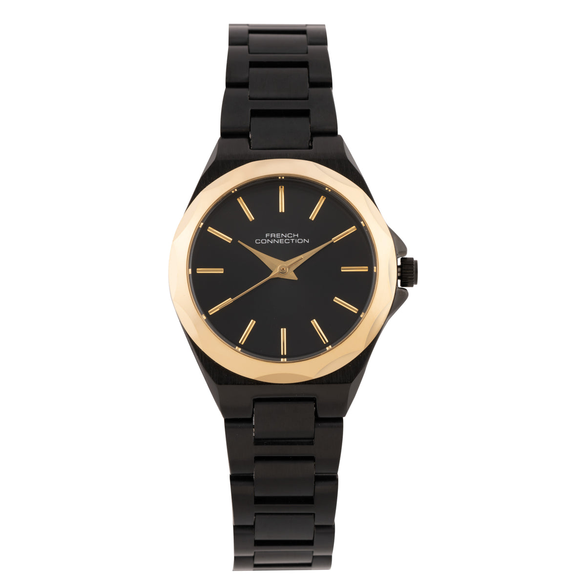 French Connection Analogue Black Dial Women's Watch -FCH11BM
