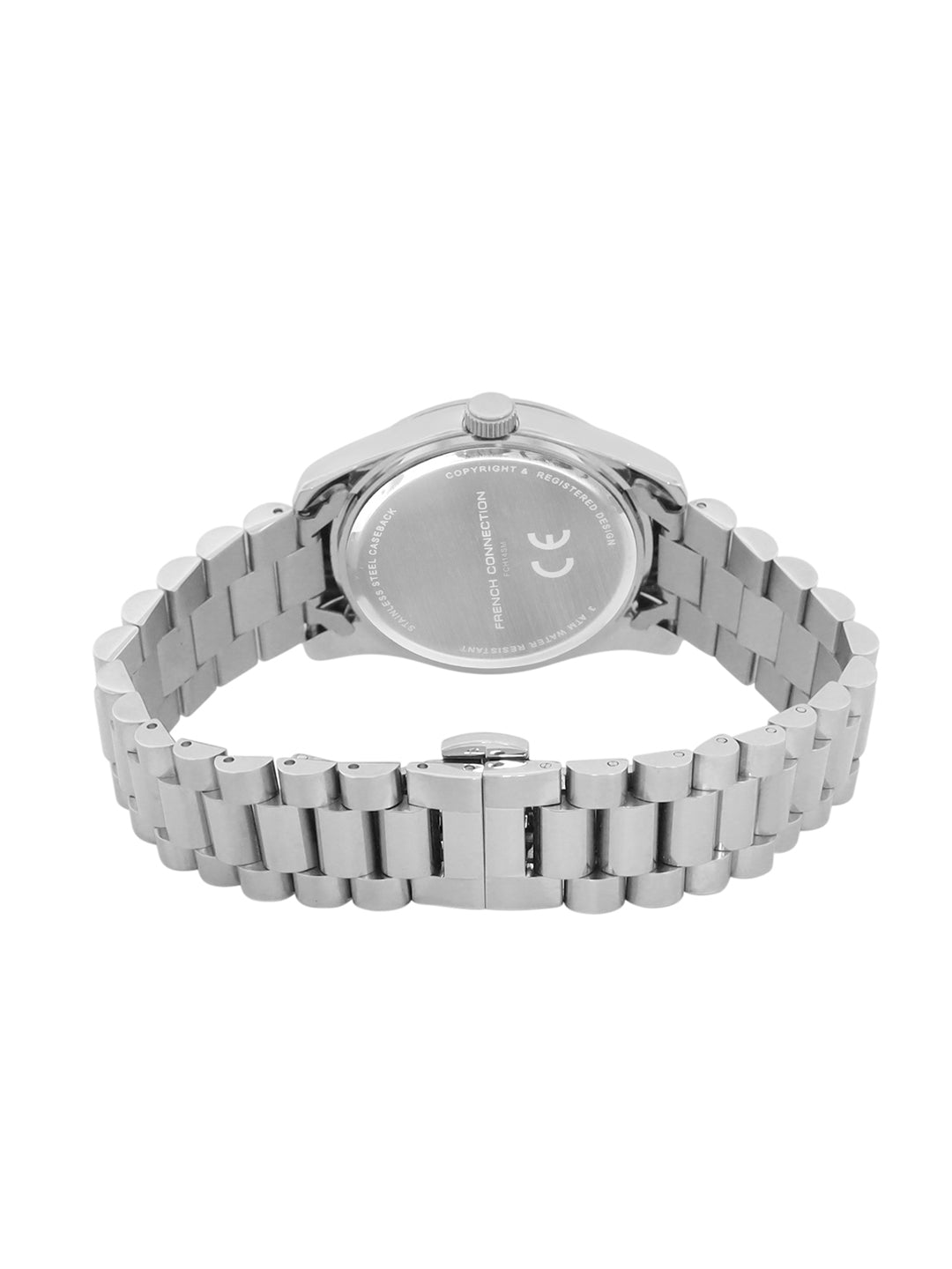 French Connection Grey Dial Dated Watch for Men's - FCH14SM