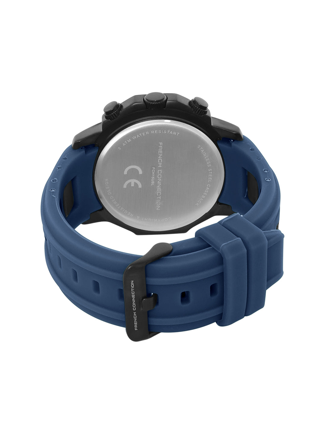 French Connection Blue Dial Multifunction Watch for Men's - FCH15UBL
