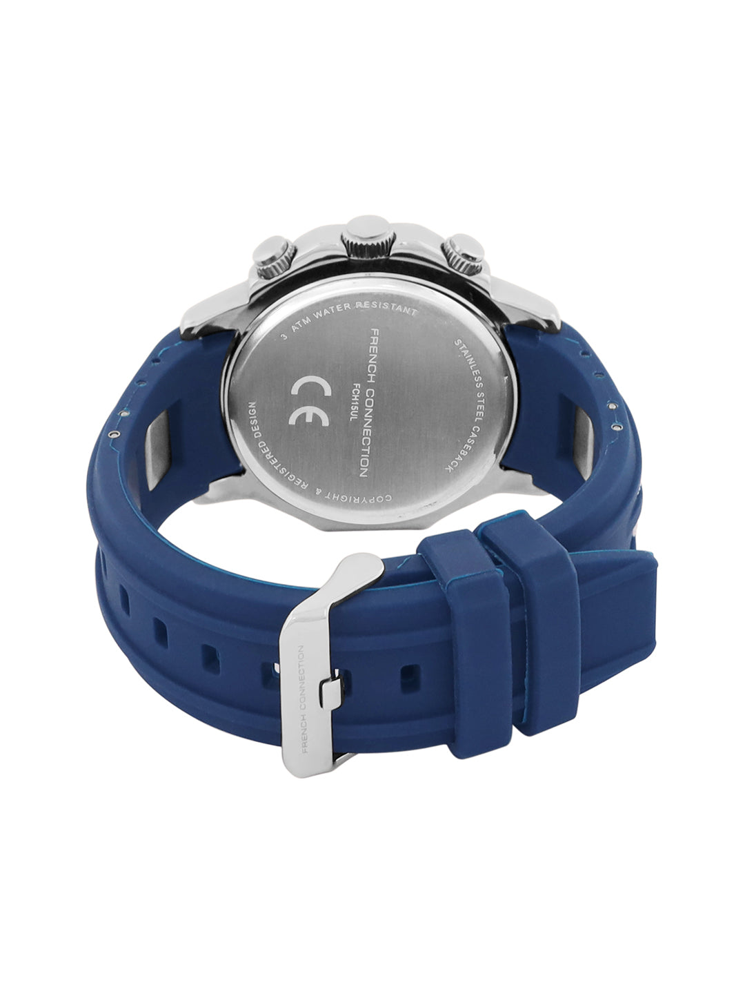French Connection Blue Dial Multifunction Watch for Men's - FCH15UL