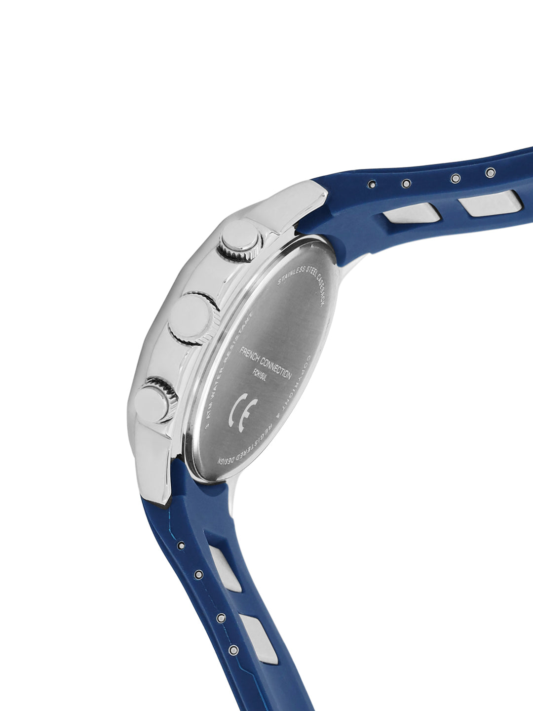 French Connection Blue Dial Multifunction Watch for Men's - FCH15UL