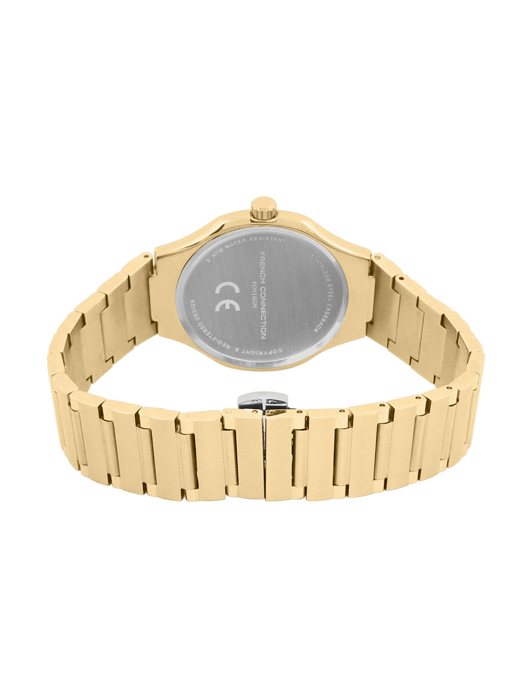 French Connection Silver Dial Analog Watch for Men's - FCH16GM