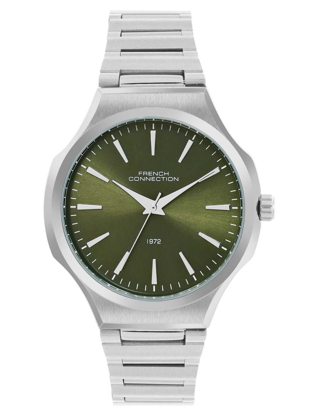 French Connection Olive Green Dial Analog Watch for Men's - FCH16SM