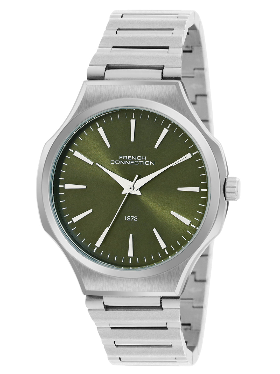 French Connection Olive Green Dial Analog Watch for Men's - FCH16SM