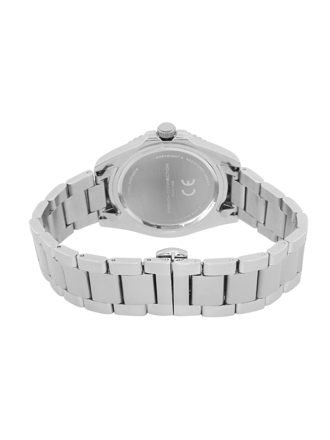 French Connection Blue Dial Dated Watch for Men's - FCH17USM