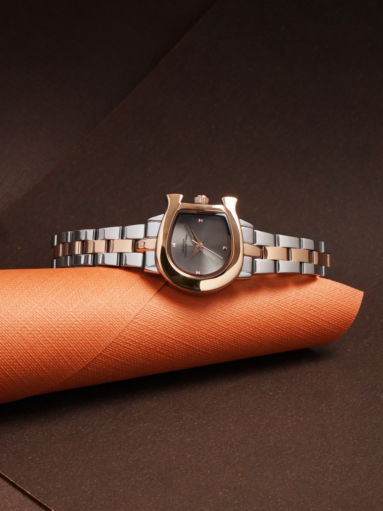 French Connection Grey Dial Analog Watch for Women's - FCH19RTM
