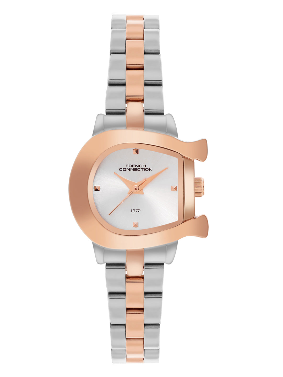French Connection Silver Dial Analog Watch for Women's - FCH19SRTM