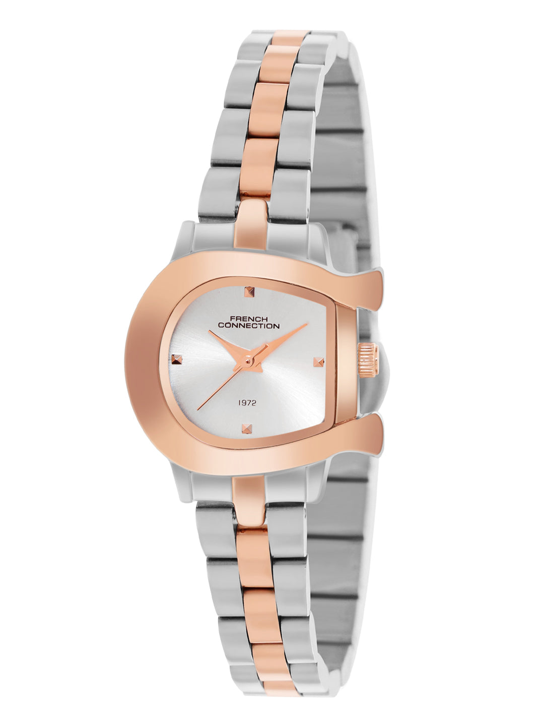 French Connection Silver Dial Analog Watch for Women's - FCH19SRTM