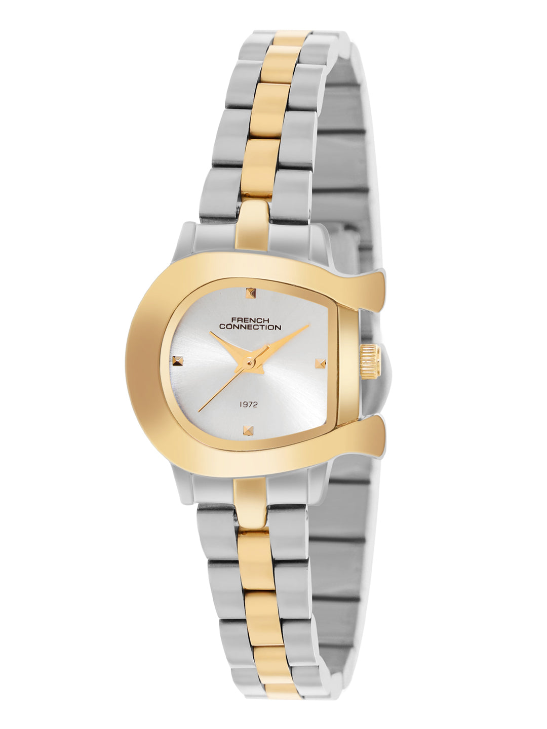 French Connection Silver Dial Analog Watch for Women's - FCH19STM